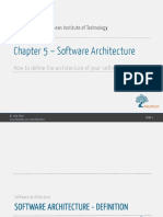 Chapter 5 - Software Architecture: How To Define The Architecture of Your Software Product