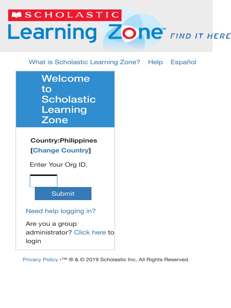 Scholastic Learning Zone PDF | PDF