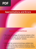 Approximations and Errors