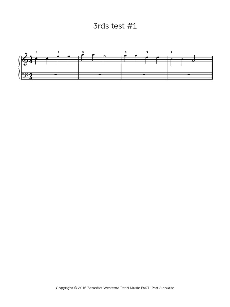 3rds Test 1 PDF | PDF