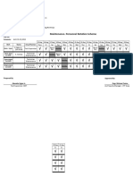 Maintenance. Personnel Rotation Scheme: Facility Solution, Inc