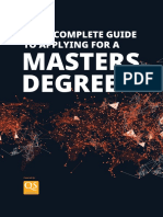Your Complete Guide To Applying For A Masters Degree PDF