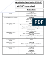 Date Mains Test