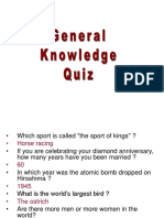 General Knowledge Quiz