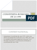 Constitutia Din 1991 Elev