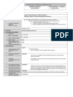 Detailed Science Lesson Plan: Grade Level Quarter / Domain Week & Day No. Page No