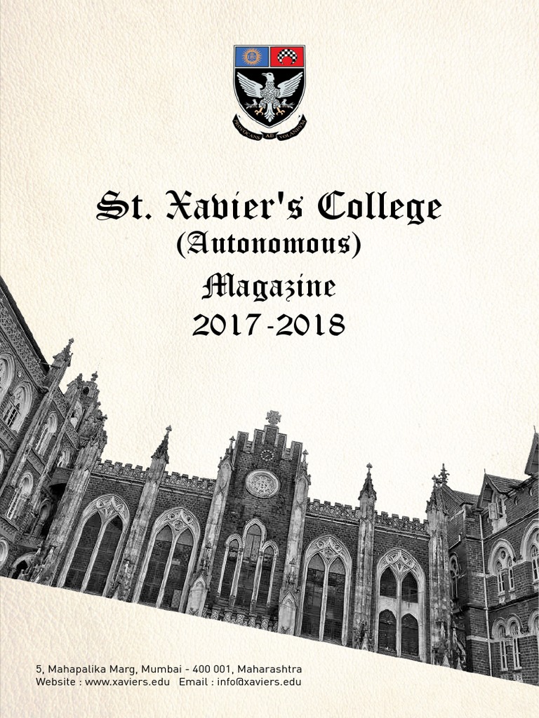 St. Xavier's College Magazine 2017-18 | PDF | Lawsuit