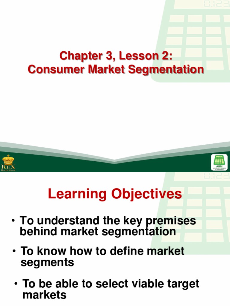 Understanding Consumer Market Segmentation | PDF