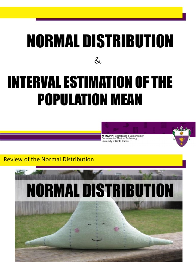 Normal Dist PDF Standard Error P Value