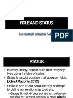 Role and Status