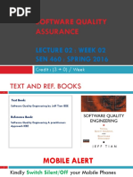 Software Quality Assurance - 2