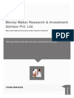 Money Maker Research Investment Advisor PVT LTD