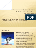 Anestezia Prin Hipnoza