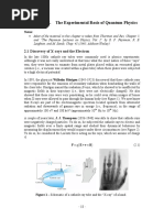 Chapter 2. The Experimental Basis of Quantum Physics