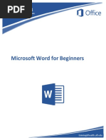 Microsoft Word For Beginners: Training@health - Ufl.edu