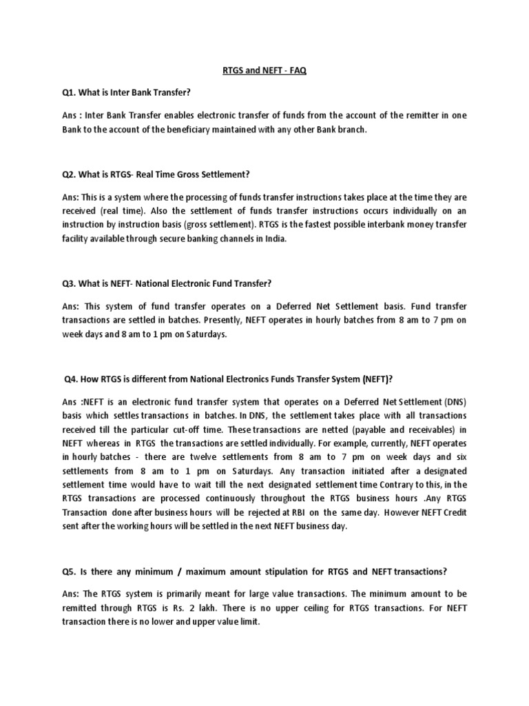 An In-Depth Guide to Real-Time Gross Settlement (RTGS) and National ...