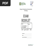 Exam Booklet: College of Information and Communication Technology