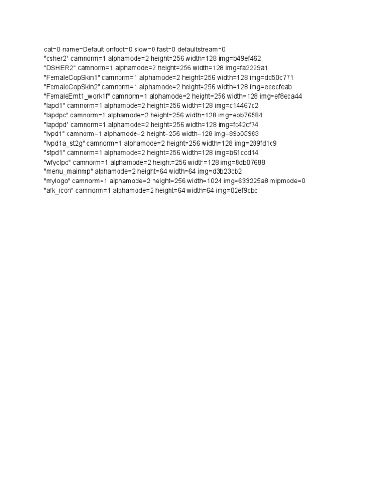 Police and EMT Skin Assets | PDF | Computers