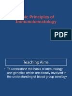 Basics of Immunohematology