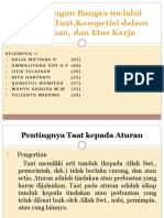 Membangun Bangsa Melalui Perilaku Taat, Kompetisi Dalam Kebaikan, Dan Etos Kerja