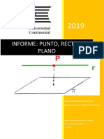 Informe Punto Recta Plano