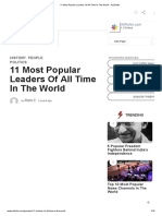 11 Most Popular Leaders of All Time in The World - ALLRefer PDF