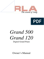 Grand 500 Grand 120: Owner's Manual