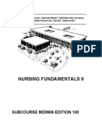 US Army Medical Course - Nursing Fundamentals II - MD0906 PDF