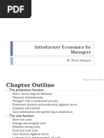 Introductory Economics For Managers: M. Ryan Sanjaya