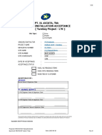 Pt. XL Axiata, TBK E-Nodeb Installation Acceptance (Turnkey Project - LTE)