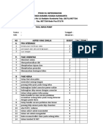 Melakukan Verifikasi Data Persiapan Alat Dan Perlengkapan Cuci Tangan