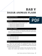 Modul Praktikum Multimedia - Bab 5 - DASAR ANIMASI FLASH