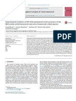 18.experimental Evidence of NO SCR Mechanism in The Presence of The