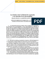 Dialnet LosLimitesEntreLaLibertadDeExpresionYLosDerechosDe 46394 PDF