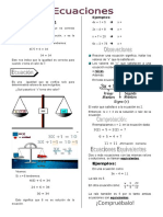 Resolución de ecuaciones de primer grado