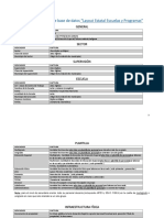 Manual de Llenado de Base de Datos Lalyout