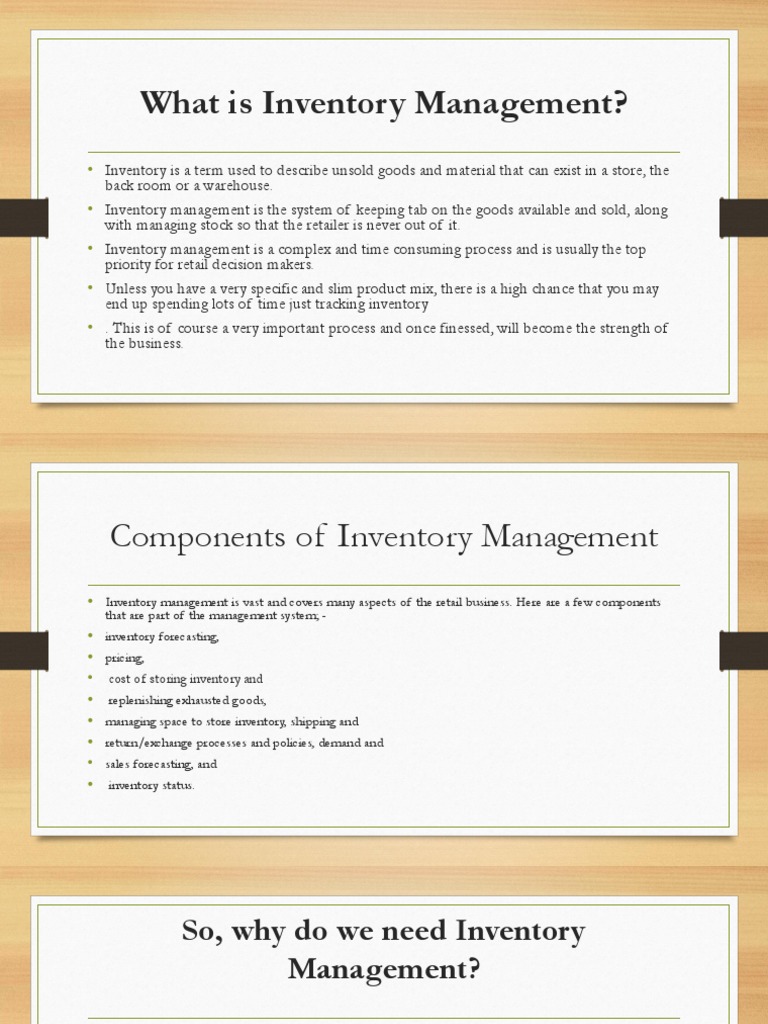 What Is Inventory Management? PDF Radio Frequency Identification