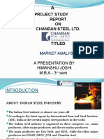 Chandan Steel Market Analysis Report