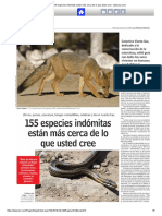 155 Especies Indómitas Están Más Cerca de Lo Que Usted Cree PDF