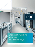 Change of Switching Authority Via Function Keys