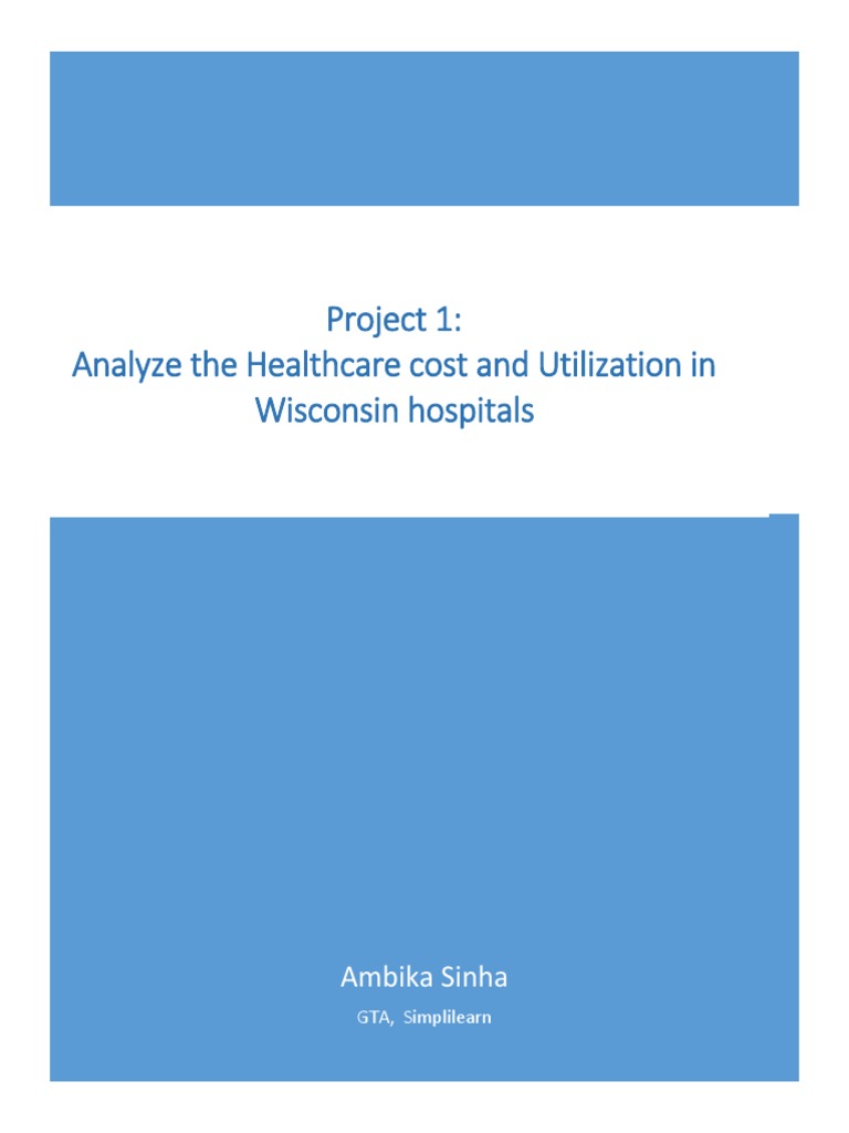 Wisconsin Hospital Cost Analysis | PDF | Regression Analysis | Analysis ...