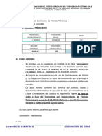 Informe de Liquidacion de Contrato de Obra Del Residente de Obra 1
