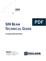 Technical guide to corrugated web steel beams