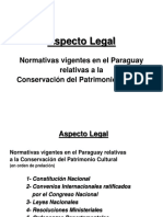 Normativas legales para la conservación del patrimonio cultural en Paraguay