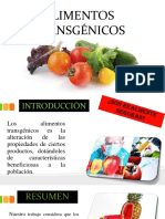 Alimentos Transgénicos