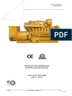 Grupo electrógeno Caterpillar G3516B CHL 1030 kW