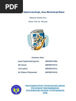 Jurnal Filsafat - Ontologi Sebagai Kajian Ilmu Filsafat
