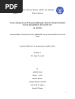 "Factors Affecting The Low Proficiency in Mathematics of Grade 9 Students of Manuel S. Enverga Memorial School of Arts and Trades" S.Y. 2017-2018