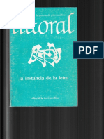 Revista Litoral 5-6 La Instancia de La Letra