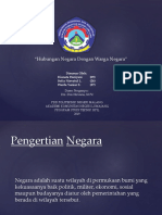 "Hubungan Negara Dengan Warga Negara": Disusun Oleh: Disnata Hariyani (09) Sofia Nisvatul L. (26) Warda Yuniar S.